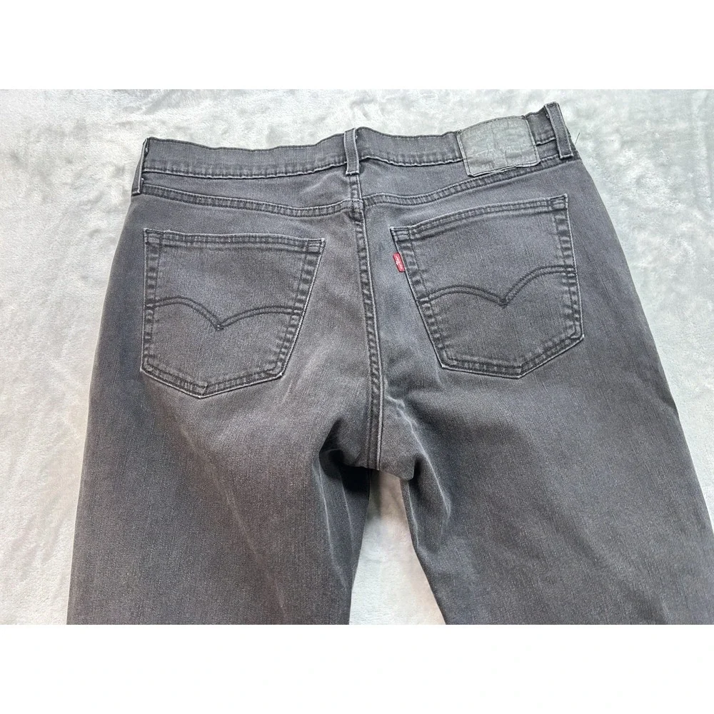 Levis 541 Mens Sz 36x34 Black Jeans Straight Leg Western Fade Mid Rise Guys